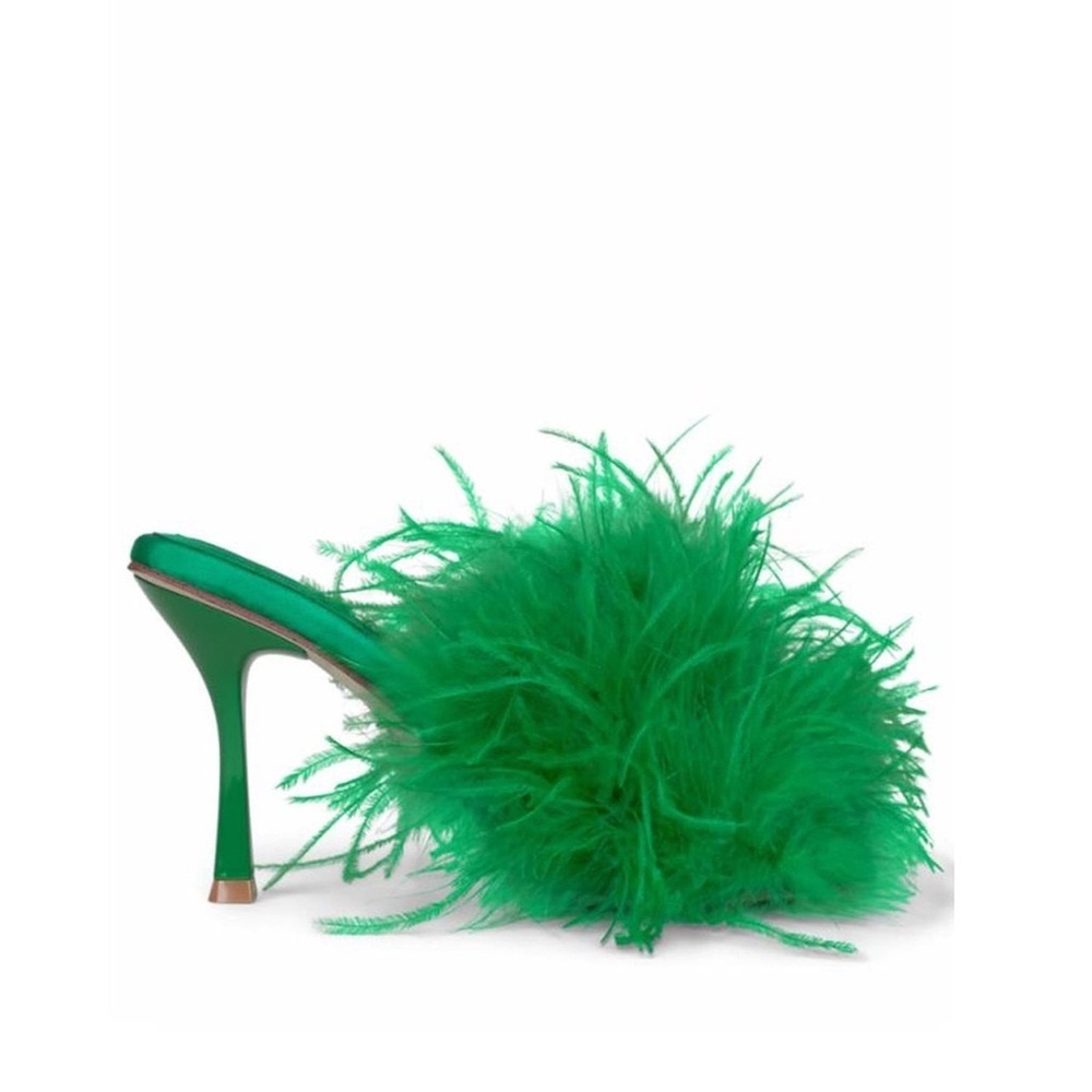 Jeffrey Campbell Feather Heels